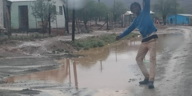 Residents of Graaff-Reinet were overjoyed after recent rainfall in the town.