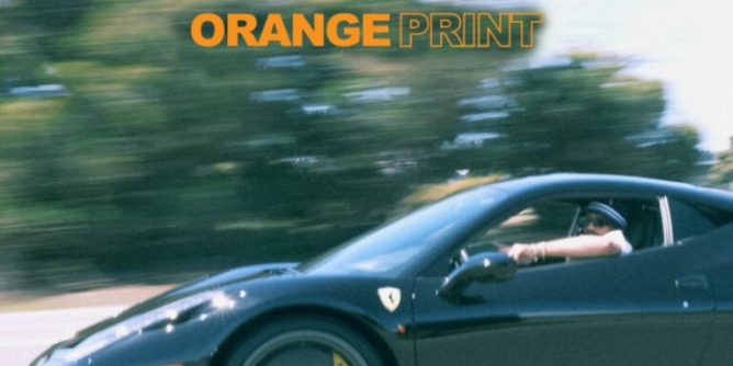 Larry June - Orange Print
